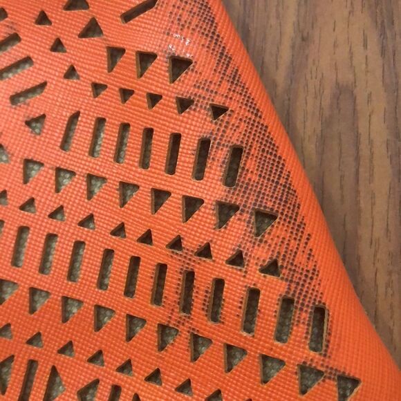 Stella & Dot Orange and linen color Crossbody bag. - Picture 9 of 13